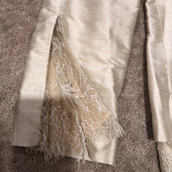Paule VASSEUR silk Designer dress suit - Picture 4 of 7